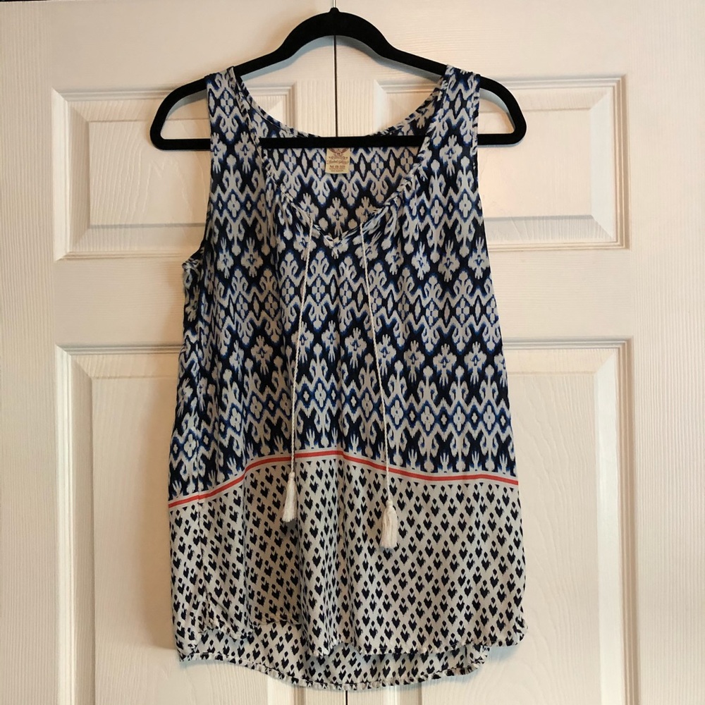Patterned Tank Top